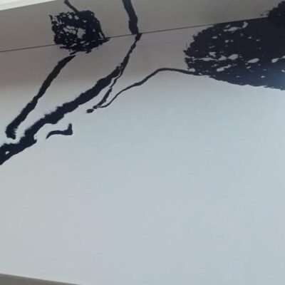 White Calacatta Black Marble Vein QUARTZ